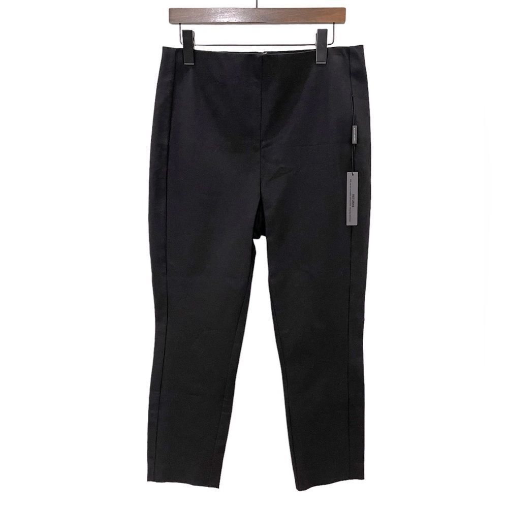 NWT Elie Tahari Cotton Black Ankle Pants Size Large